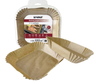 Scanpart Papier do air frayer 16x16 cm 100 szt - 1369398 - zdjęcie 1